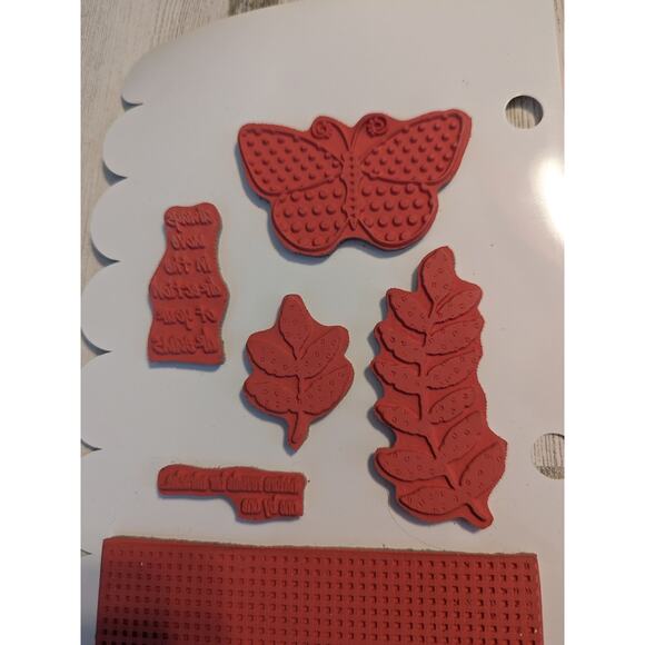 STAMPERS ANONYMOUS Studio 490 Wendy Vecchi Cling Mount Stamps Nature's Art NEW - Picture 4 of 6